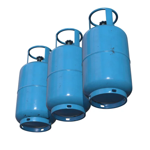 Gas cylinder lpg tank gas-bottle — Stock Photo, Image