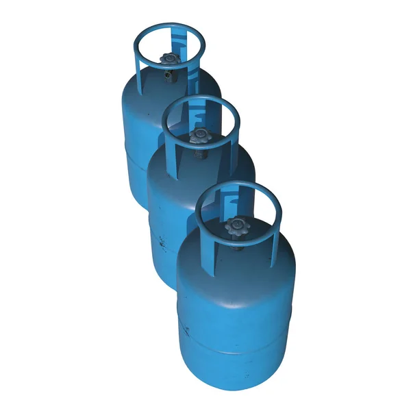 Gas cylinder lpg tank gas-bottle — Stock Photo, Image