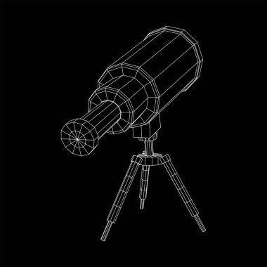 Keşfetmek için astronomik teleskop bilimsel araç