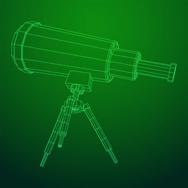 Keşfetmek için astronomik teleskop bilimsel araç