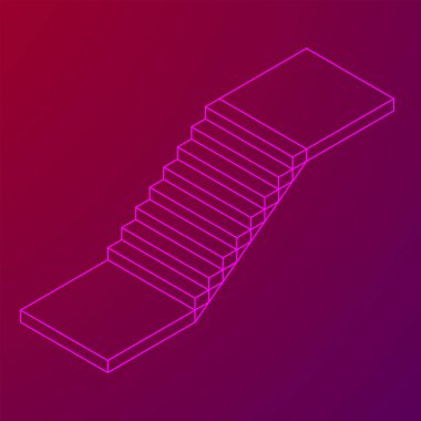 Tel kafesli merdivenler, iç merdivenler basamaklar