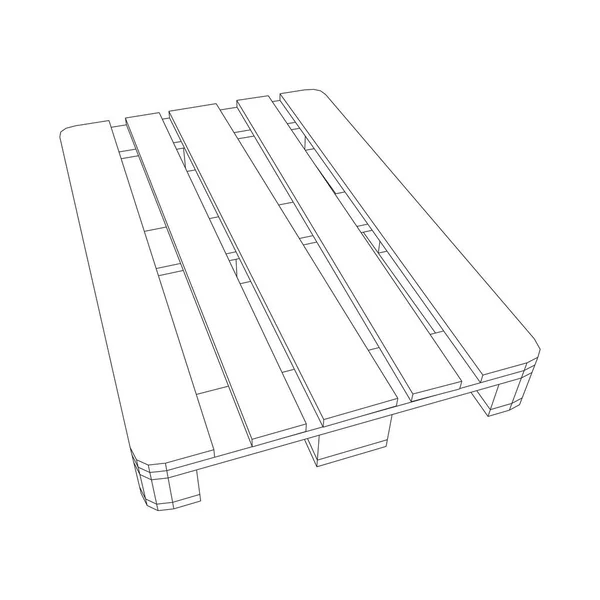 Pallet di carico per magazzino — Vettoriale Stock