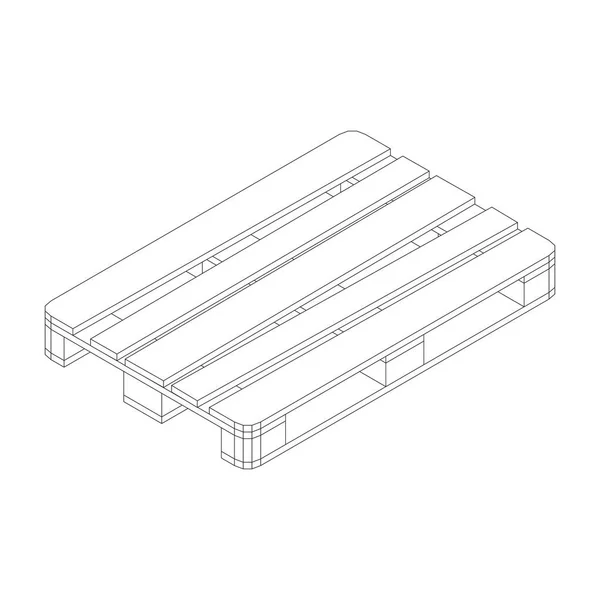 仓库用货盘 — 图库矢量图片