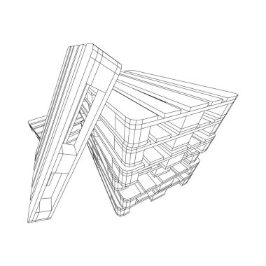 Depo için kargo paleti