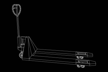 El paleti kaldırma. Elle kaldırma.