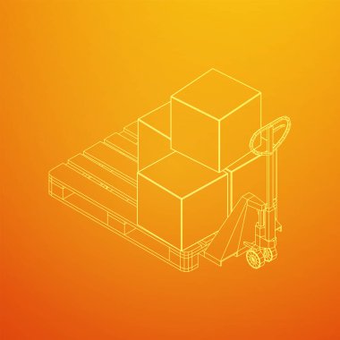 El paleti kaldırma. Elle kaldırma.