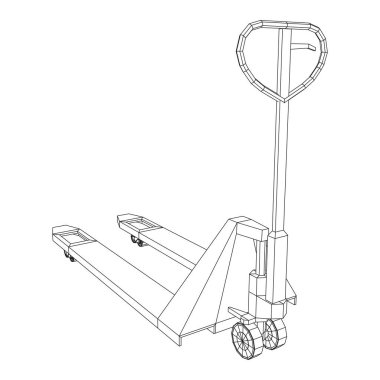 El paleti kaldırma. Elle kaldırma.