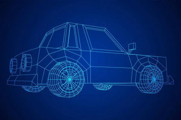 Carro sedan veículo de transporte pessoal —  Vetores de Stock