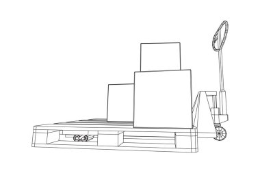 El paleti kaldırma. Elle kaldırma.