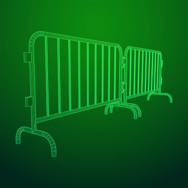 Polis isyan çiti. Vektör illüstrasyonu.