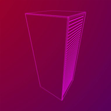 Veri merkezi. Donanım donanımı telekomünikasyon sunucusu.