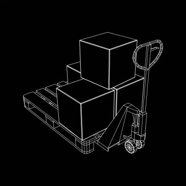 El paleti kaldırma. Elle kaldırma.