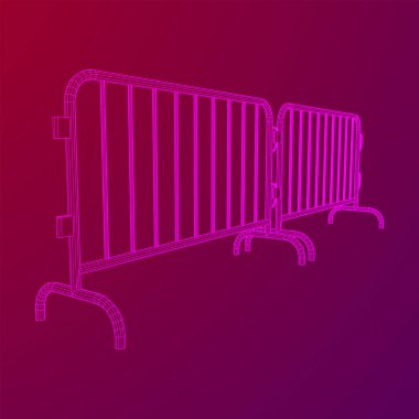 Polis isyan çiti. Vektör illüstrasyonu.