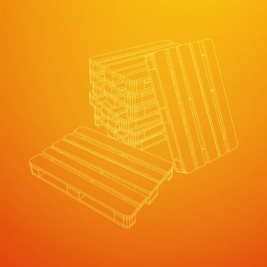 Depo için kargo paleti