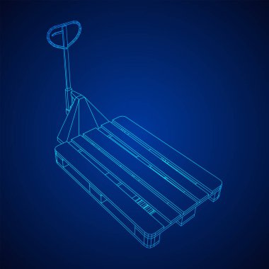 El paleti kaldırma. Elle kaldırma.