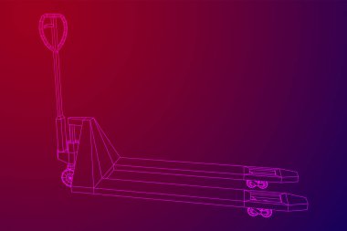 El paleti kaldırma. Elle kaldırma.