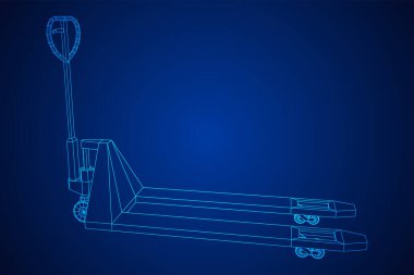 El paleti kaldırma. Elle kaldırma.