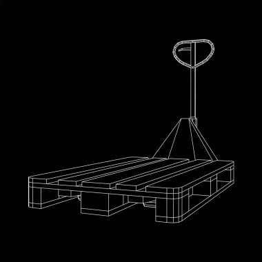 El paleti kaldırma. Elle kaldırma.