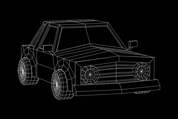 Carro sedan veículo de transporte pessoal —  Vetores de Stock