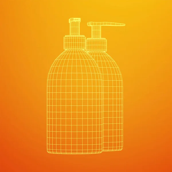 Butelka z alkoholem do higieny rąk — Wektor stockowy