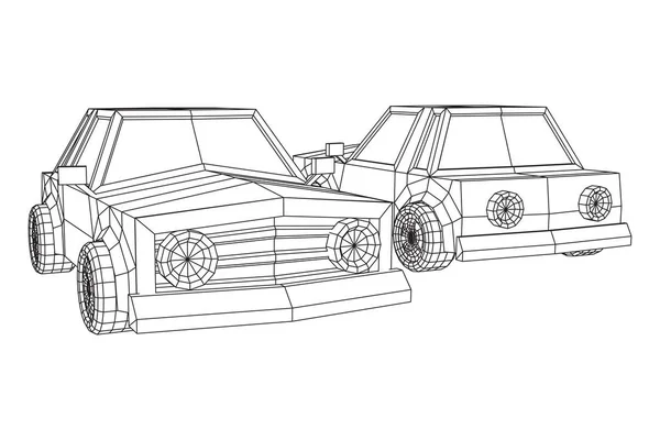 Автомобильный седан — стоковый вектор