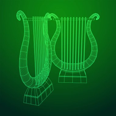 Antik lir ya da arp enstrümanı