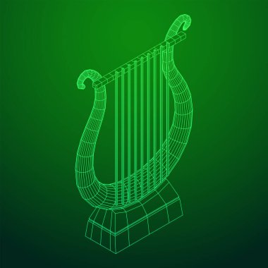 Antik lir ya da arp enstrümanı