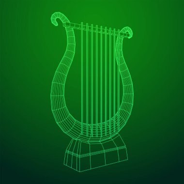 Antik lir ya da arp enstrümanı