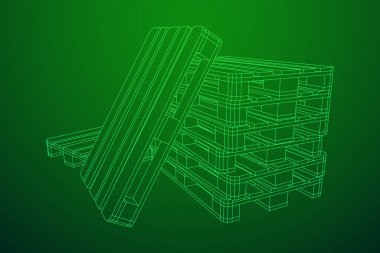 Depo için kargo paleti