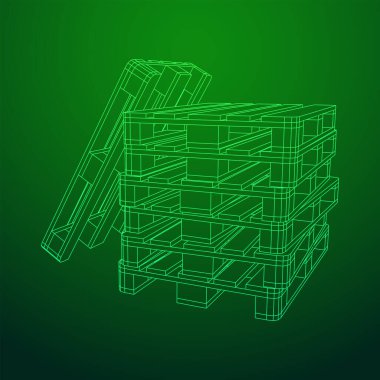 Depo için kargo paleti