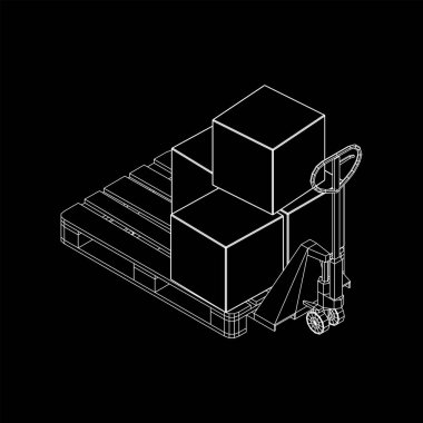 El paleti kaldırma. Elle kaldırma.