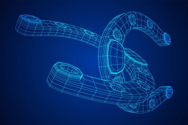 At nalı iyi şansı simgeler. Vektör illüstrasyonu