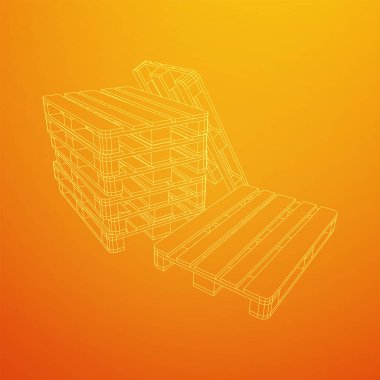 Depo için kargo paleti