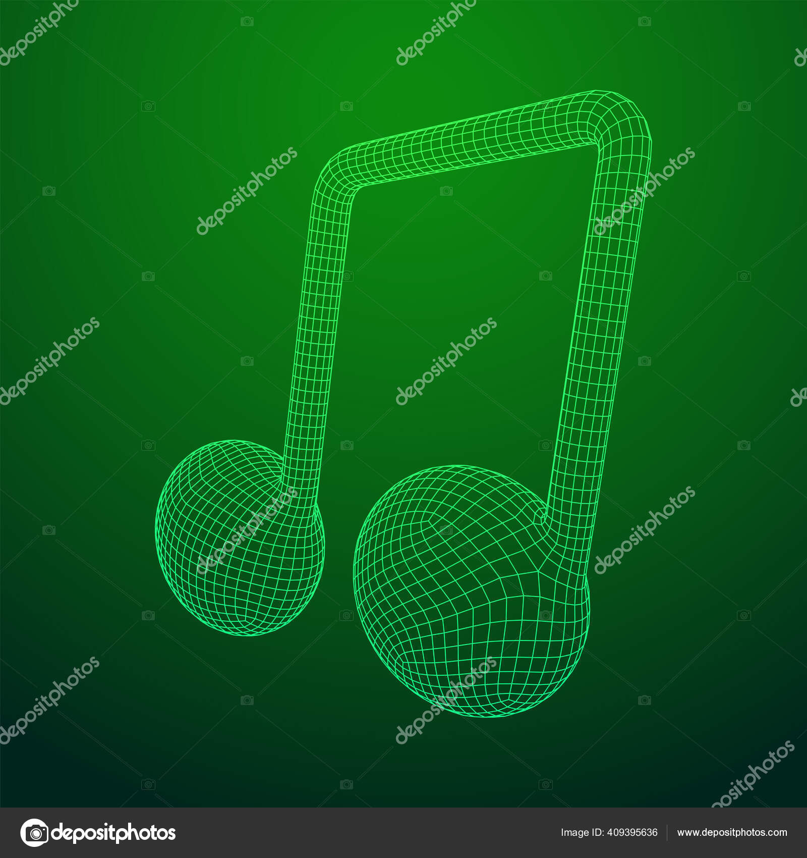 Music Note Mensural Musical Notation Note Value Music Staff Wireframe
