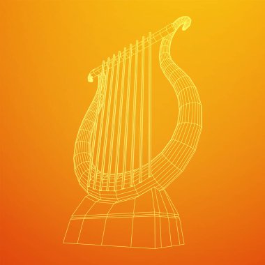 Antik lir ya da arp enstrümanı