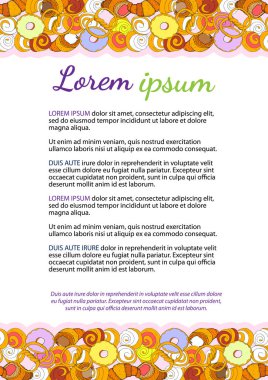 Fırın elle çizilmiş illüstrasyon. Ekmek ve hamur işi şablonu. Tasarımınız için duyurular, kartpostallar, posterler, restoran menüleri.