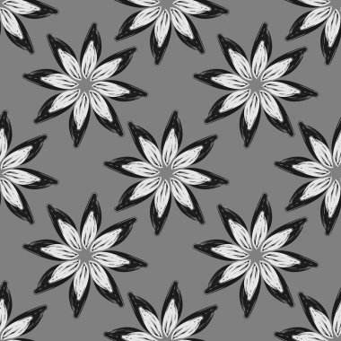 Çiçek desen çizim arka plan. Trendy bebek moda çocuklar, çocuk ve Genç El çekilmiş tekstil baskı için.