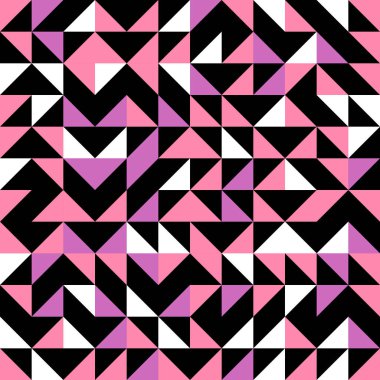 Sorunsuz üçgen desen arka plan ile geometrik doku memphis pastel trendy.