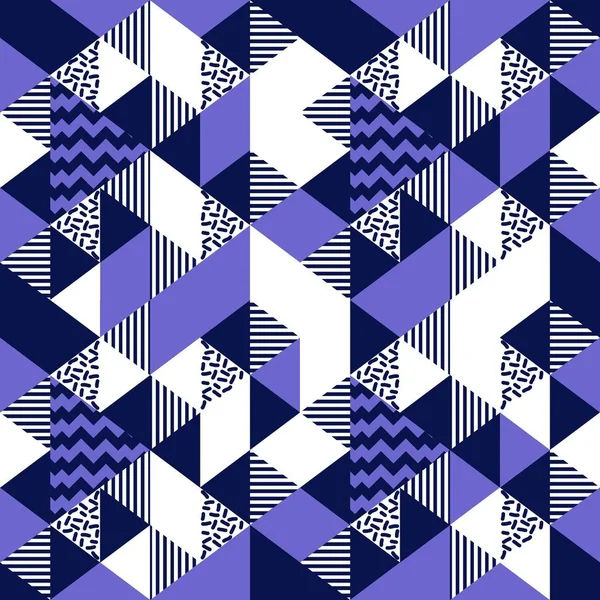 Patrón Geométrico Abstracto Triángulo Femenino Moda — Vector de stock