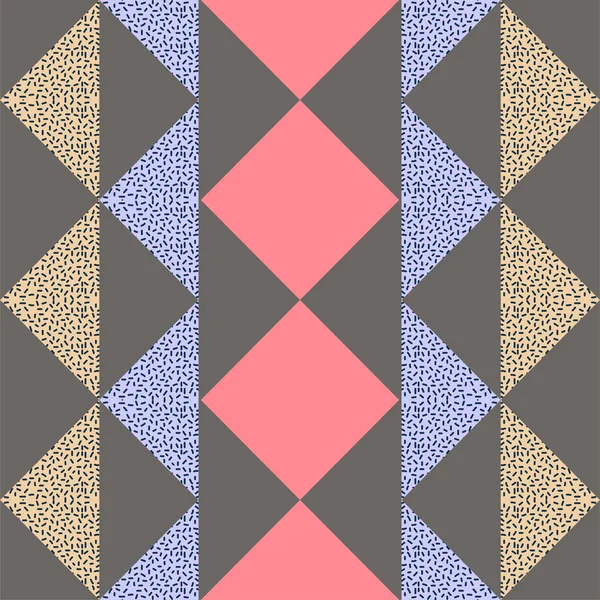 Dreieck Nahtlose Muster Mit Glitzernden Vintage Farben Hintergrund Bereit Zum — Stockvektor
