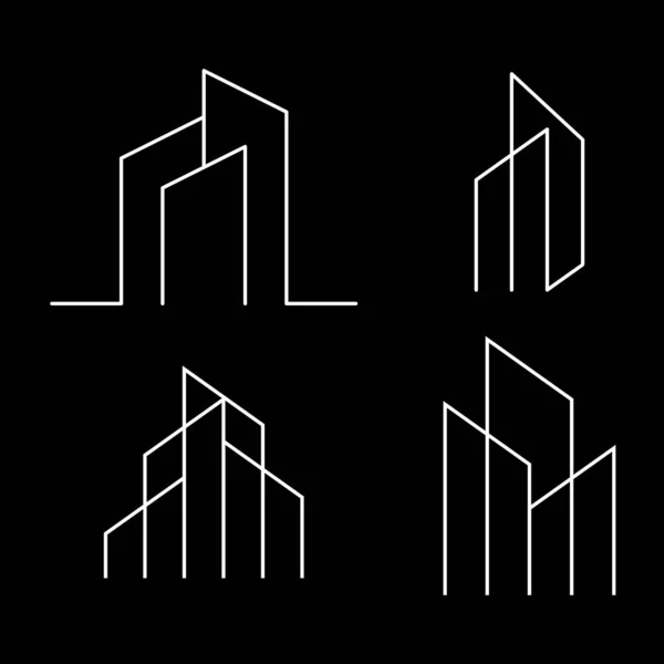 Логотип Линии Недвижимости — стоковый вектор