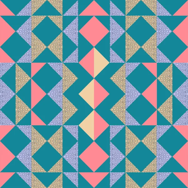 Бесшовный Модный Треугольный Абстрактный Рисунок Мемфиса Хороший Дизайн Шарфа Хиджаба — стоковый вектор
