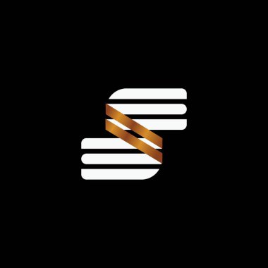 S logo yaratıcı şablonu