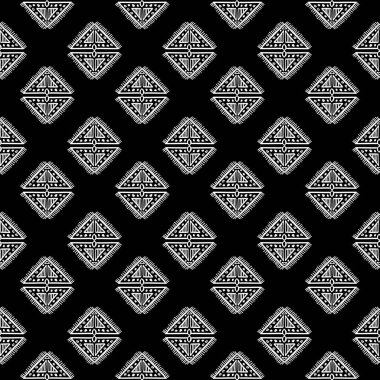 Aztek kabile seamless modeli. Vektör çizim için kumaş ve moda tekstil baskı