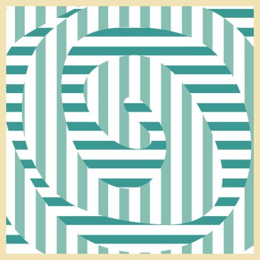 Geometrik benzersiz soyut desen hijab, eşarp, minder, yastık tekstil baskı için kare