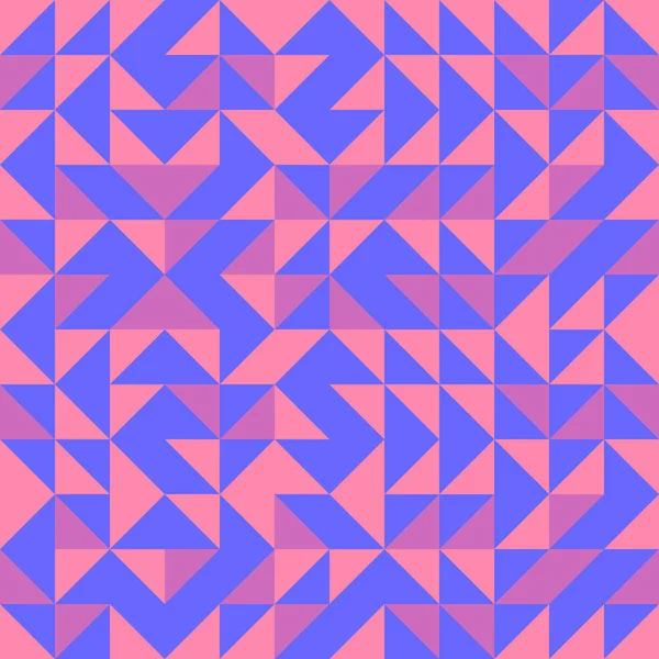 Bezszwowe Trójkąta Wzór Streszczenie Tło Geometrycznych Tekstura Memphis Modny Pastel — Wektor stockowy