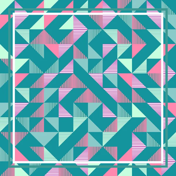 Треугольник Абстрактный Геометрический Красочный Колоритный Пастельный Фон — стоковый вектор