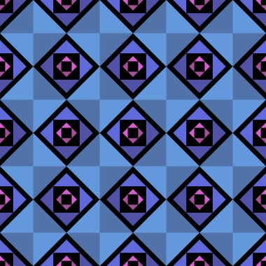 Kabile modern seamless modeli sanat dekorasyon geometrik elmas şekli renkli arka plan ile. Vektör çizim yazdırma Tekstil ve moda paketleme için.