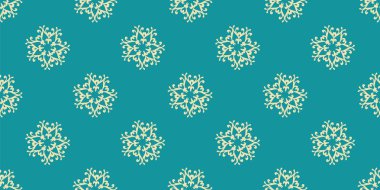 Trendy mandala kabile el Mavi renkleri ile seamless modeli çekilmiş. Vektör çizim yazdırma Tekstil ve moda paketleme için.