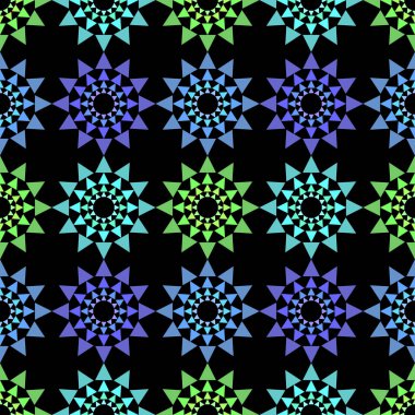 Renkli mandalalar oryantal dekoratif desen arka plan duvar kağıdı. Vektör çizim yazdırma Tekstil ve moda paketleri için.